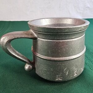 Vintage Pewter‎ Mug Tankard EL Rose USA 73 Barware Drinkware Collectible